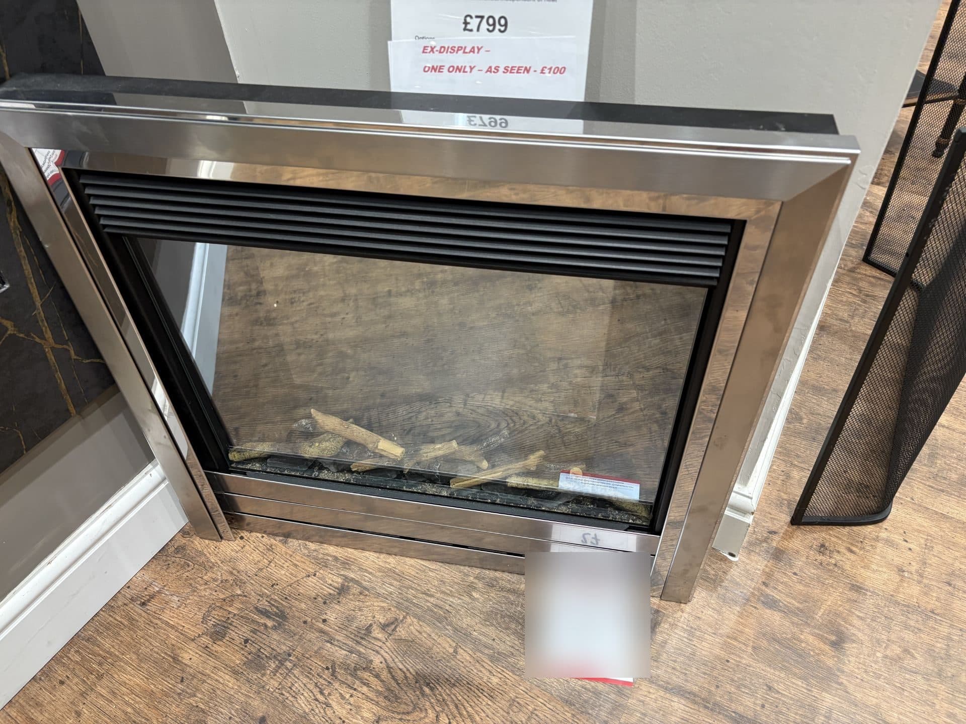 Evonic Kepler 22 Electric Fire - Polished Chrome