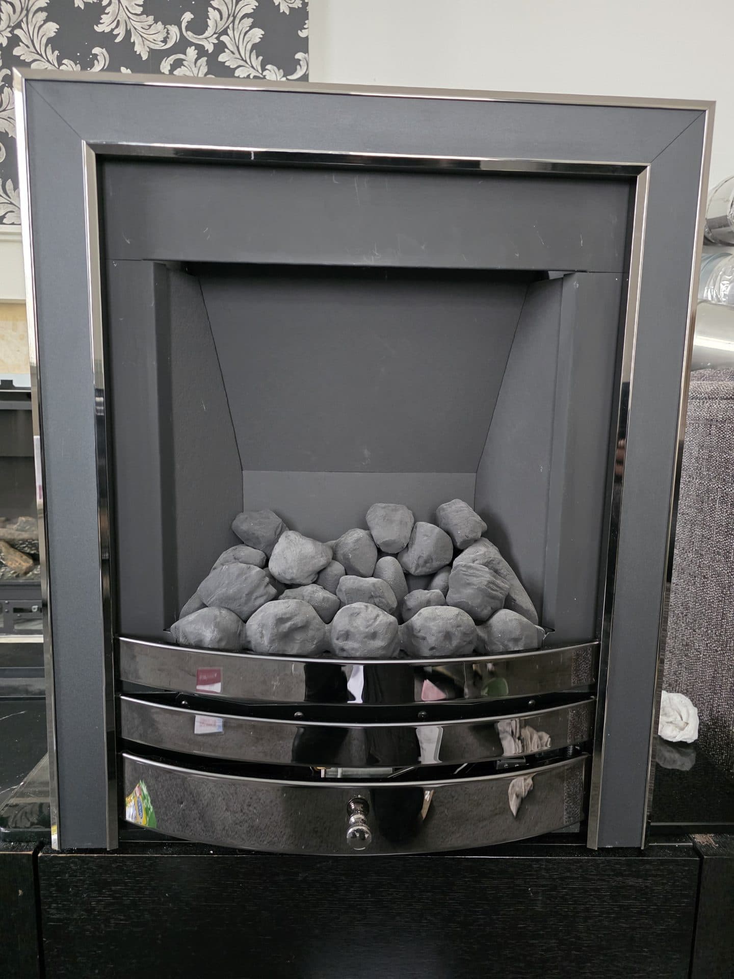 Wildfire Ceralis Gas Slimline Inset Fire - Black